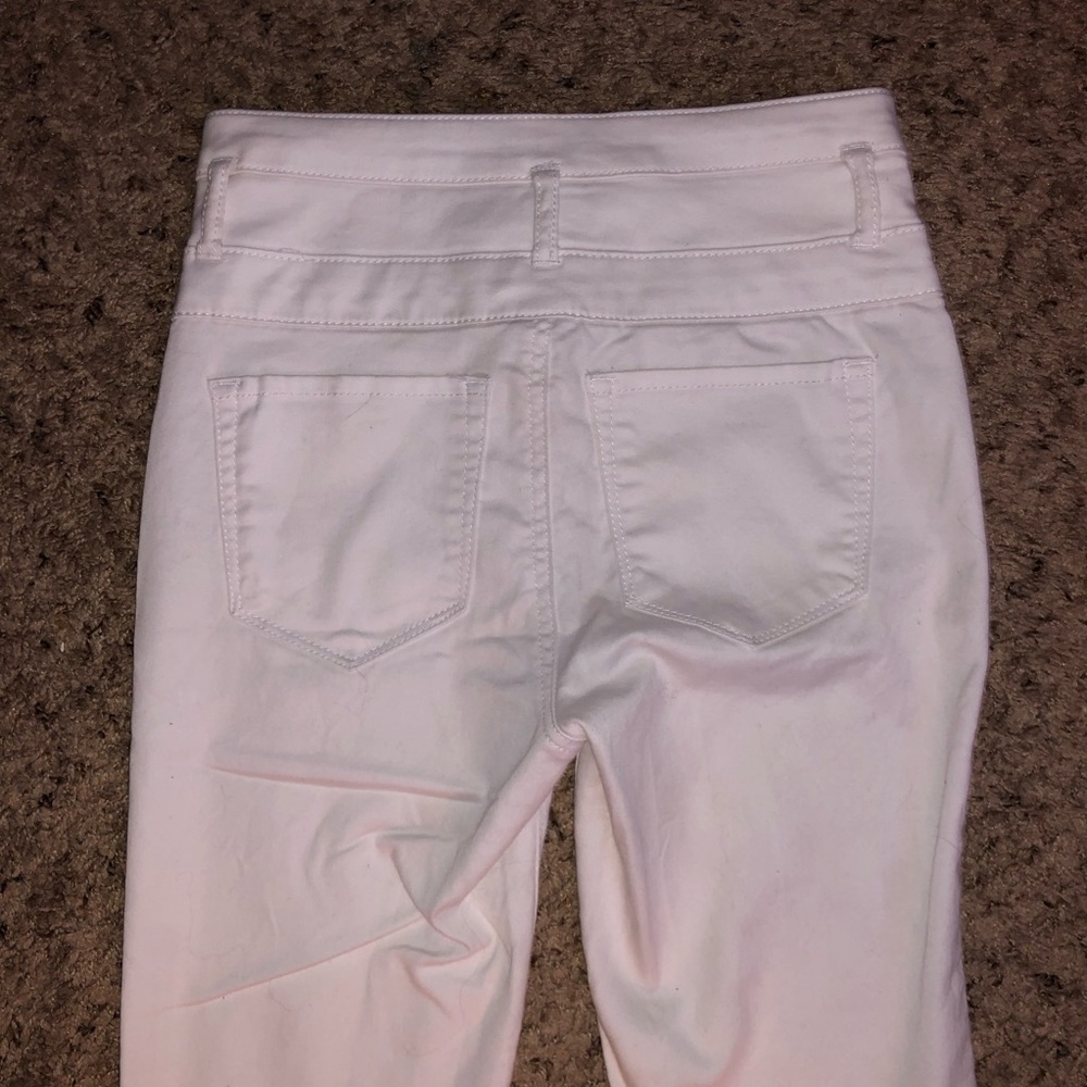 NWOT White Mid Rise pants - Picture 3 of 3